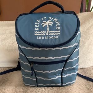 Life Is Good Backpack Cooler